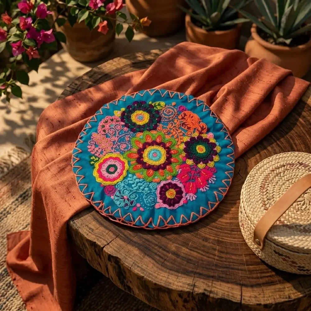 mexicotodocorazon hand embroidered